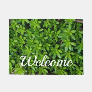 Moss Abstract Welcome Doormat
