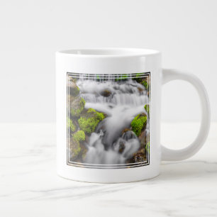 Moss Around Fern Spring Large Coffee Mug
