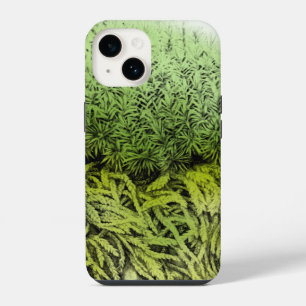 Moss drawing with overlay green iphone case