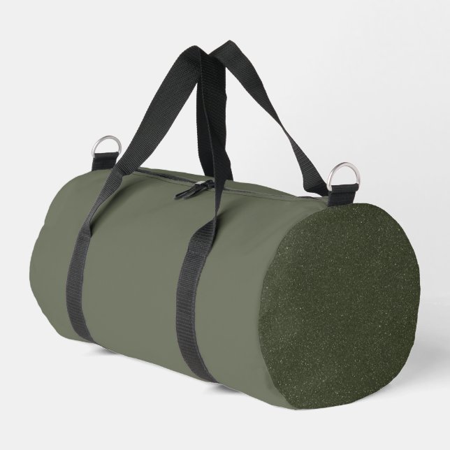 Moss Duffel with Textured Side Panels Bag (Custom) (Left Corner)