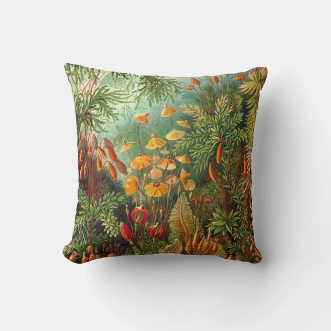 Moss - Ernst Haeckel Cushion (Front)