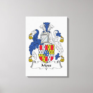 Moss Family Crest Canvas Print