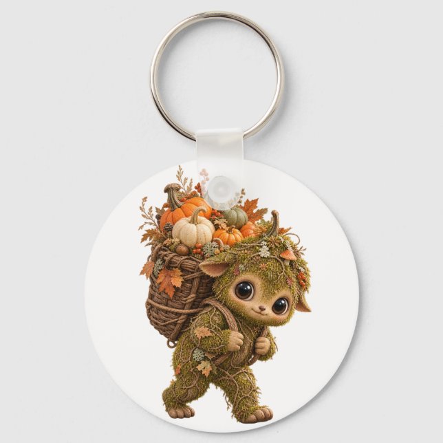 Moss Forest Sprite ornament Key Ring (Front)