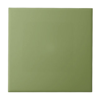 Moss Green #8a9a5b Tile