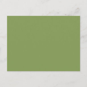 Moss Green Accent Background Colour Customise this Postcard