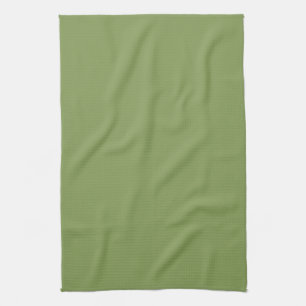 Moss Green Accent Background Colour Customise this Tea Towel