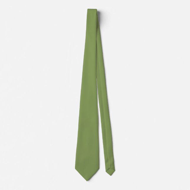 Moss Green Accent Background Colour Customise this Tie (Front)