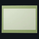 Moss Green Background Solid Colour Customise this Notepad<br><div class="desc">This custom stylish product in solid moss green colour background  for yourself or as a gift sure to make an impression in all occasions. Click on the "Customise it!" button to reveal tools to customise this product if you wish using a text editor and an image loader. 
 

Introducing</div>