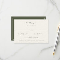 Moss Green Beige Wedding