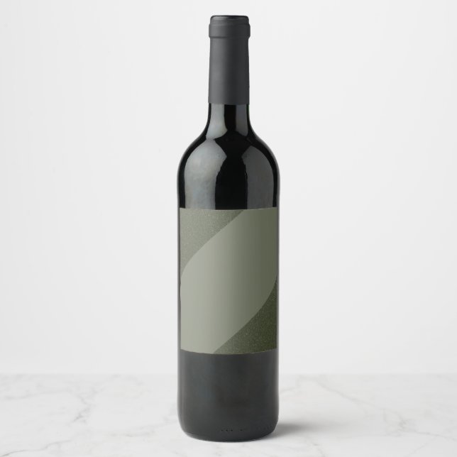 Moss Green Beverage Label Set (Front)