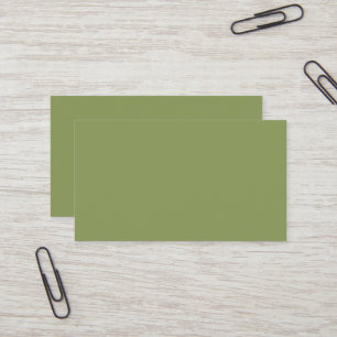Moss Green Business Card