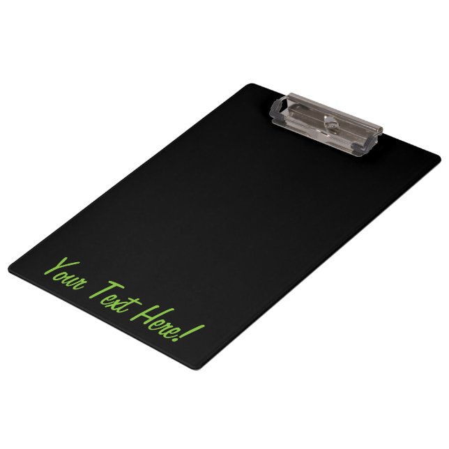 Moss Green Colour Customise this Clipboard (Angled)