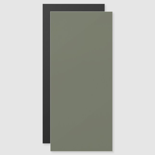 Moss Green Custom Magnetic Cards (Front/Back)