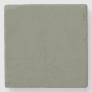 Moss Green Custom Stone Coaster