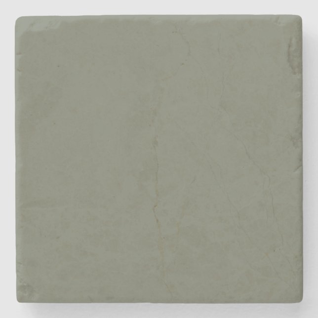 Moss Green Custom Stone Coaster (Front)