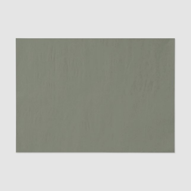 Moss Green Custom Tissue Paper (Front)