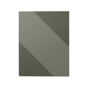 Moss Green Diagonal Stripe Notepad – Customisable