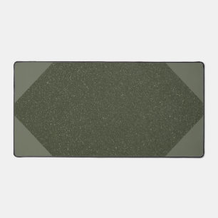 Moss Green Diamond Centre Desk Mat – Customisable