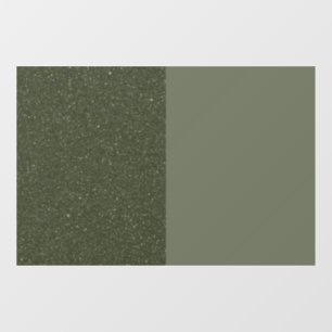 Moss Green Duo Texture Window Cling – Customisable