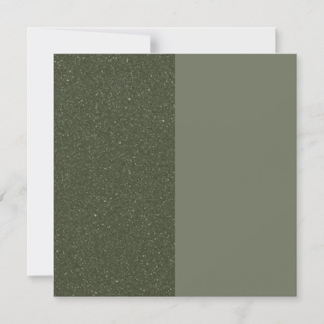 Moss Green Duo Thin Magnetic Card – Customisable (Front)