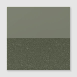 Moss Green Duo-Tone Magnetic Card – Customisable