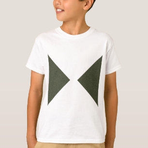 Moss Green Duo Triangle Tee - T-Shirt