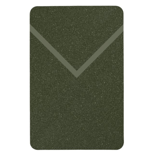 Moss Green Envelope-Style Magnet – Customisable (Vertical)