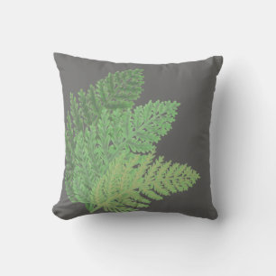 Moss Green Fern Cushion