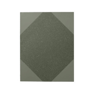 Moss Green Geometric Custom Notepad – Customisable