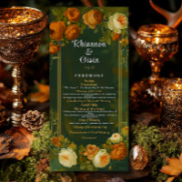 Moss Green & Gold Woodland Druid Hills Wedding