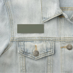 Moss Green Horizontal Name Tag