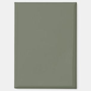 Moss Green Minimalist Custom Fridge Magnet