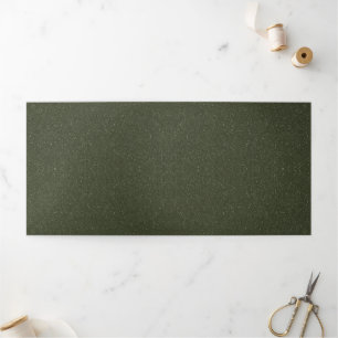Moss Green Noise Effect Trifold Invite – Customise