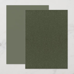 Moss Green Noise Flat Save the Date – Customisable