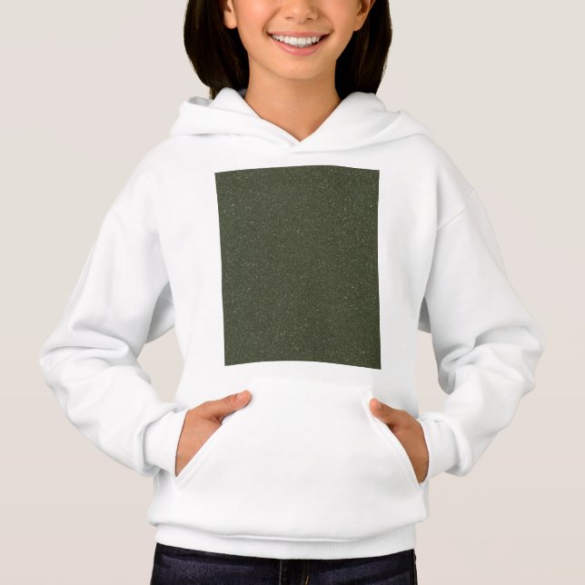 Moss Green Noise Kids Pullover Hoodie – Customise (Front)