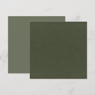 Moss Green Noise Texture Flat Card – Customisable