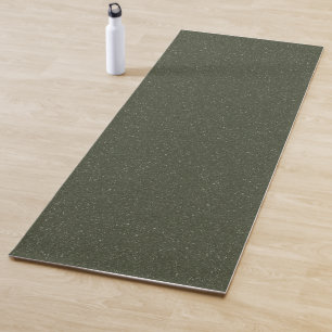 Moss Green Noise Texture Yoga Mat – Customisable