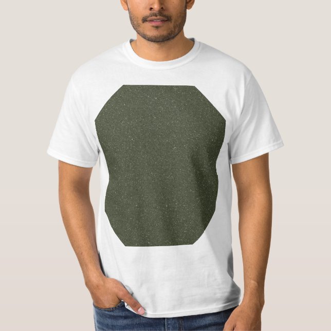 Moss Green Octagon Men's Tee (Front)