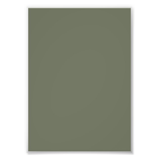 Moss Green Photo Enlargement Print – Customisable (Front)
