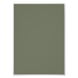 Moss Green Photo Enlargement Print – Customizable
