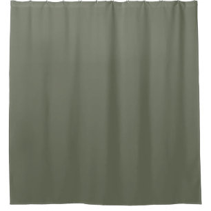 Moss Green Shower Curtain – Customisable
