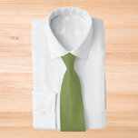Moss Green Solid Color Tie<br><div class="desc">Moss Green Solid Color</div>