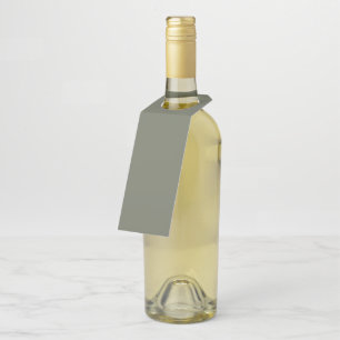 Moss Green Split Bottle Hanger Tag – Custom