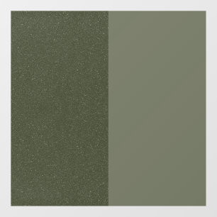 Moss Green Split-Panel Window Cling – Customisable