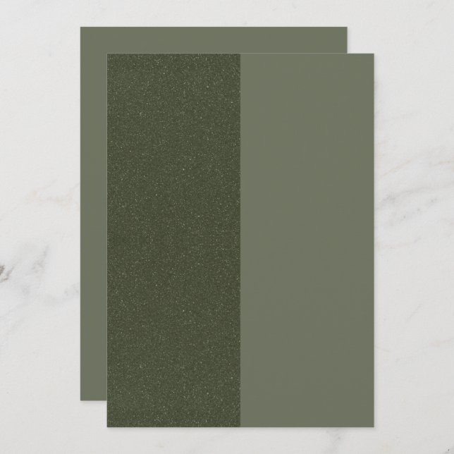 Moss Green Split Texture Flat Program – Customise Programme (Front/Back)