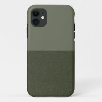 Moss Green Split Texture iPhone 11 Case - Custom
