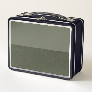 Moss Green Split Texture Metal Box – Customisable