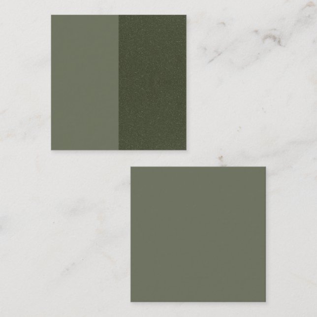 Moss Green Split Textured Insert Card – Customise (Front/Back)