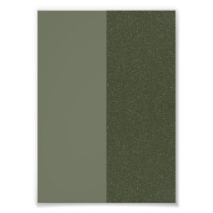 Moss Green Split-Tone Photo Print – Customisable