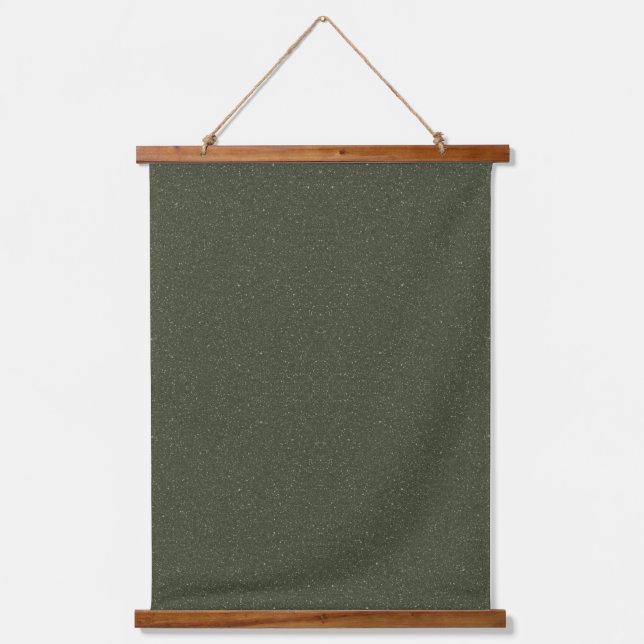 Moss Green Texture Wall Tapestry – Customisable (Front)